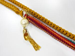 正絹　振袖用　手組帯締め